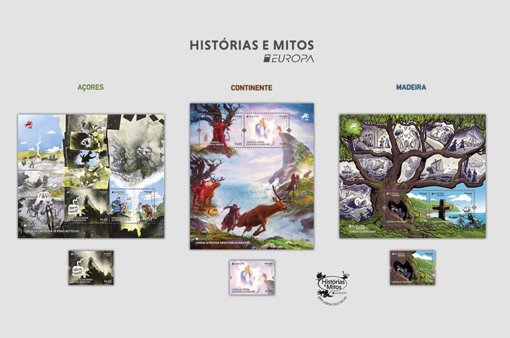 Selos com diferentes mitos que existem no continente, na madeira, e nos açores.