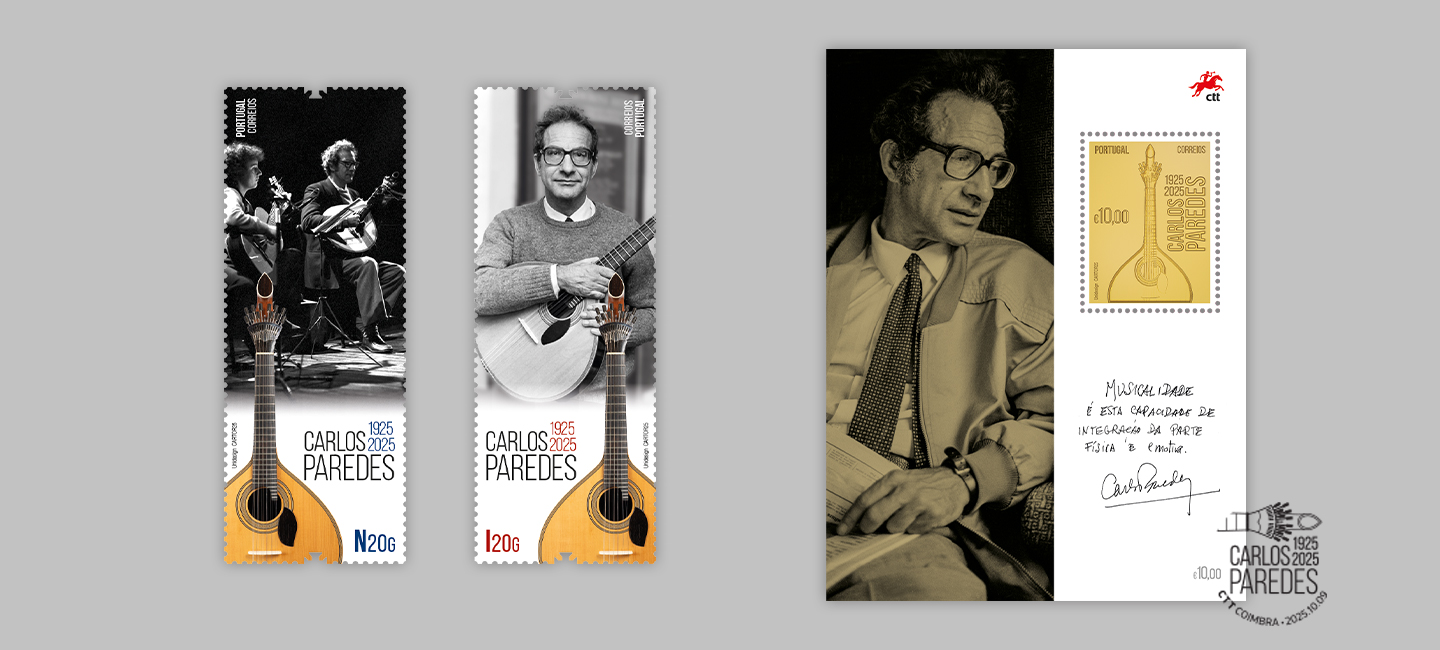 3 selos - Imagens de carlos paredes com guitarra